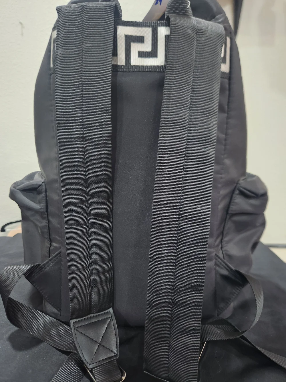 Versace Black Backpack
